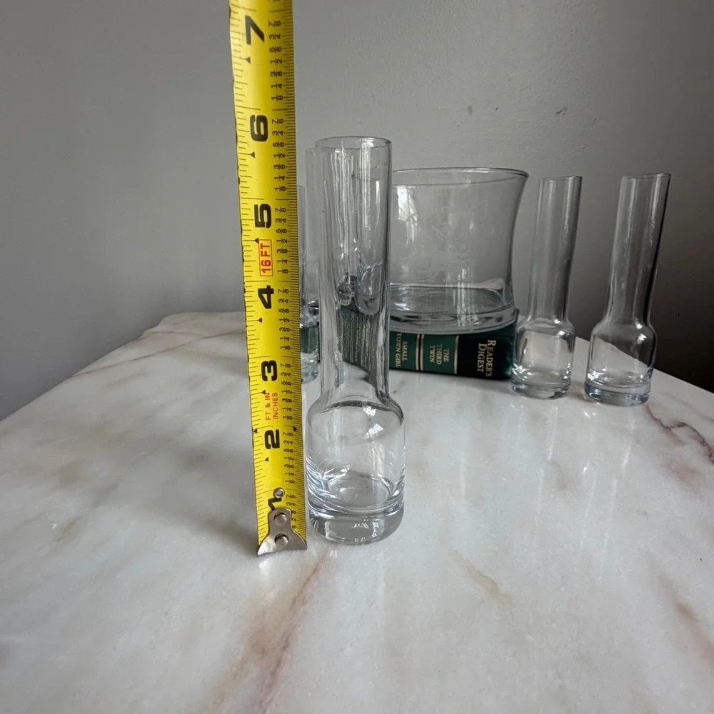 Notre Dame Fighting Irish Glass Ice Bucket Chiller & 6 Shooter Glasses Set